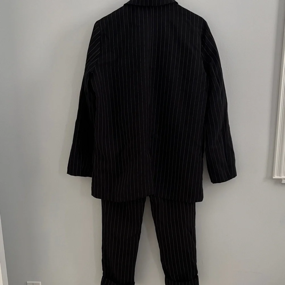 Spirit Black 20's Gangster Suit Adult Small Halloween Costume Theme Party - Picture 8 of 14